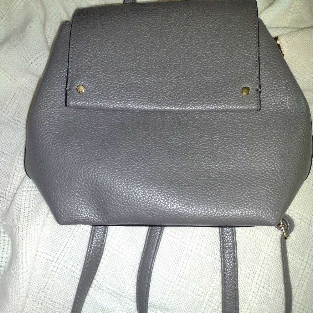 A new day gray backpack purse